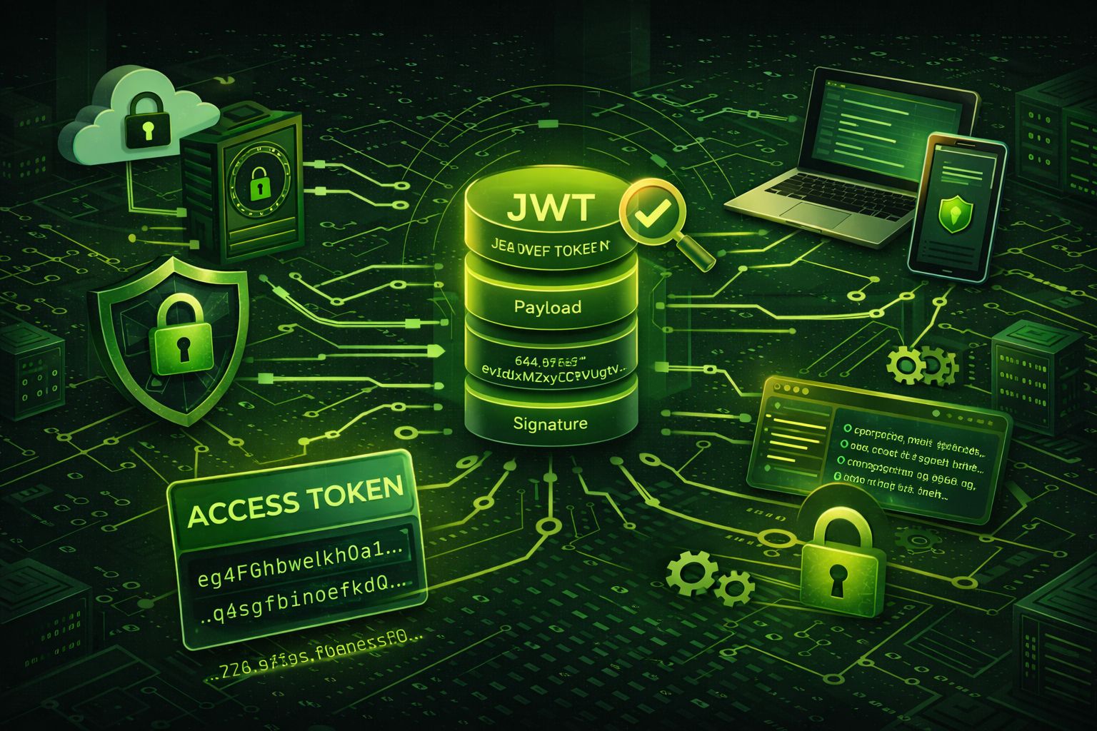 JWT Tokens graphic